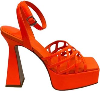 Jeffrey Campbell Schoenen, Dames, Oranje, 38 EU, Oranje Modest Mode Schoenen