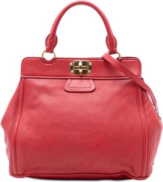 Miu Miu Pre-owned Miu Miu Nappa Turn Lock Frame Top Handle Bag Ladies DJXPH4OBTKPZAG53