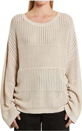 Marella Ronde hals Truien - Dames - Ronde hals truien - Beige - M - Truien & Vesten