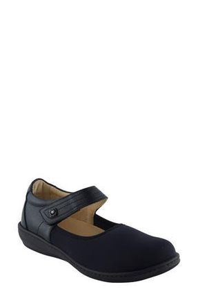 David Tate Everly Mary Jane Flat in Black at Nordstrom Rack, Size 6