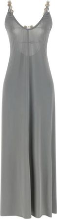 Eres Sculpturale Long dress - female - ERES - Maxi Dresses - Gray - M - Dresses