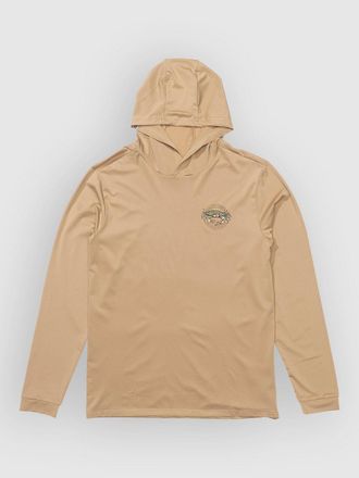 Salty Crew Jimmy Hooded Sunshirt Longsleeve Lycra marr&oacute;n