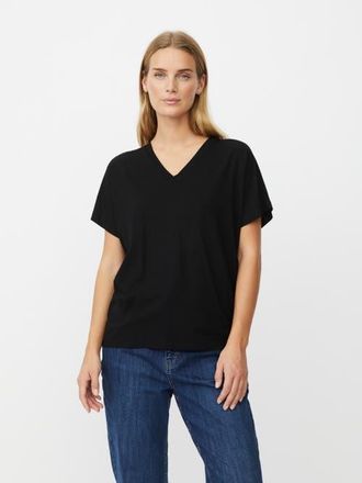 Masai V-Neck Relaxed T-Shirt in Black at Nordstrom, Size Xx-Large
