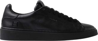 D.A.T.E. Moderne Italiaanse sneakers voor verfijnde stijl - Heren - Sneakers - Zwart - 42 EU - Schoenen