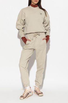 adidas ADIDAS By Stella McCartney Sweatshirt With Logo, Womens, Cream