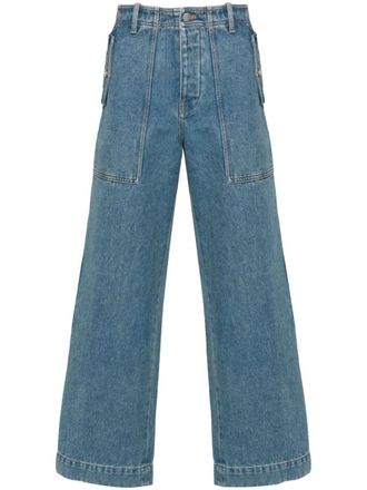 Maison Kitsuné Workwear Denim Cotton Jeans