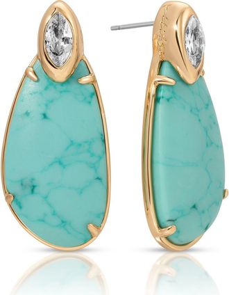 Ettika Majestic Stone Drop Earrings in Turquoise at Nordstrom
