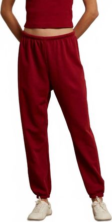 perfectwhitetee Johnny Sweatpant In Maple