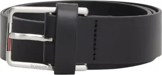 Tommy Hilfiger Austin Belt - - Accessories - Uomo - Nero - 100 CM