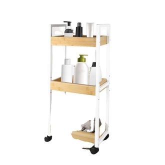 OEM Carrito De Ba&ntilde;o, Dise&ntilde;o Que Ahorra Espacio, Construcci&oacute;n Robusta, Blanco