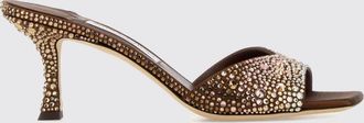 Jimmy Choo London Sandalo Skye in raso con cristalli