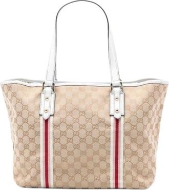 Gucci Pre-owned Tote Bags, female, Beige, Size: ONE SIZE Pre-owned Jolicoeur Tote