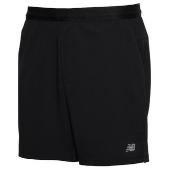 New Balance Mens Run Energy Shorts - Black/White Size XXL