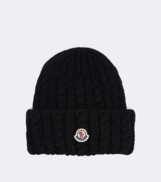 Moncler Alpaca and wool-blend beanie