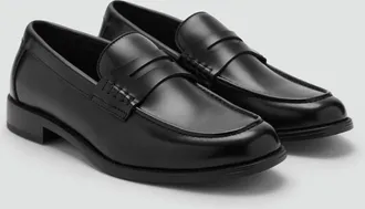 Mango Mocassini mascherina effetto nappa nero - Uomo - 43 - MANGO MAN