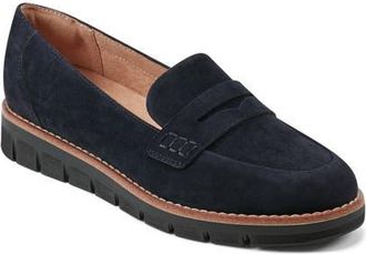 Easy Spirit Velia Penny Loafer in Dark Blue at Nordstrom, Size 10.5
