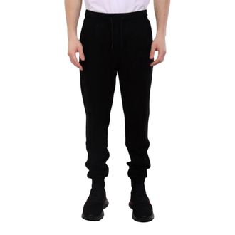 Karl Lagerfeld Broeken, Heren, Zwart, M, Katoen, Loungewear Trainingsbroeken