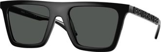 Versace Zonnebril - Heren - Zonnebrillen - Zwart - 53 MM - Accessoires