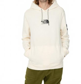 The North Face Fine Alpine Hoodie In White Dune