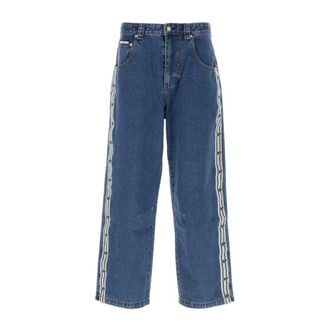 Eytys Straight Jeans, male, Blue, Size: W28 Denim Titan Wide-leg Jeans