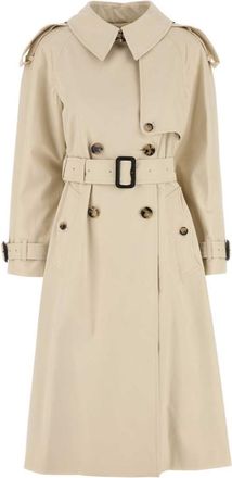 Burberry Beige Double Breasted Trench Coat