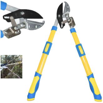 Trade Shop Trade Shop - Forbici Troncarami Da Giardino 98 Cm Grande Apertura Con Manici Allungabili Pota