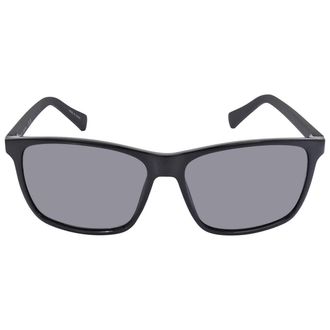 Calvin Klein Grey Rectangular Mens Sunglasses CK19568S 001 58
