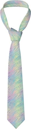 Generic Skinny Tie,Neon Iridescent Slim Necktie for Men Neck Tie for Wedding Party Business