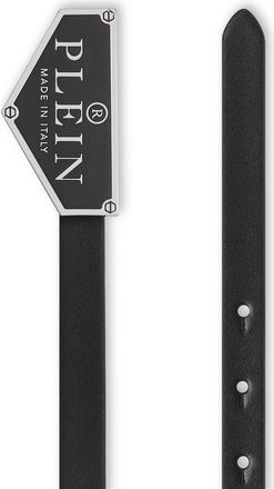 Philipp Plein Belt Iconic Plein Women in Black/nickel at Nordstrom, Size 80
