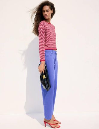 Mango Pullover maglia a righe rosso - Donna - XXS - MANGO