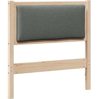 vidaXL Cabecero Otro Marr&oacute;n 80 Cm Madera Maciza De Pino Vidaxl