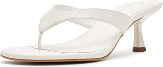 Journee Collection Danielle Womens Sandals White : 6.5 M, Synthetic