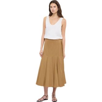 Another Tomorrow Panel Wrap Skirt in Toffee at Nordstrom, Size 40 It