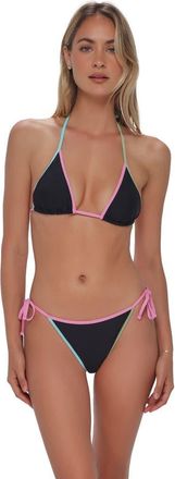 Swim Systems Kit Tie Side Bikini Swim Bottoms in Black at Nordstrom, Size X-Large