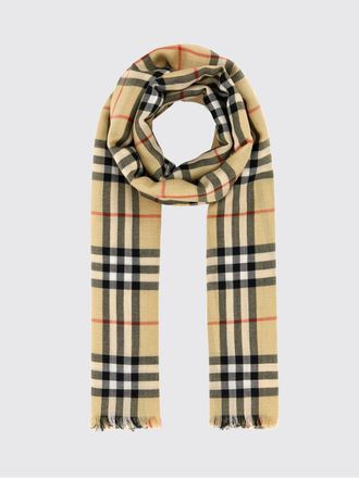 Burberry Rectangular Cashmere and Wool Blend Check Scarf