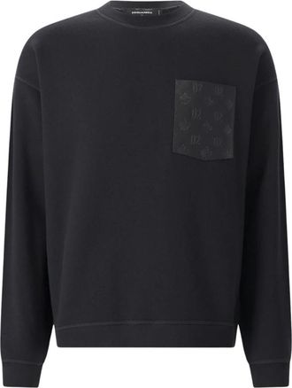 Dsquared2 Sweatshirts - Heren - Sweatshirts - Zwart - M - Hoodies & sweatvesten