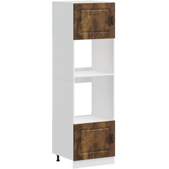 vidaXL Vidaxl - Oven Cabinets 2 pcs Kalmar Smoked Oak Engineered Wood