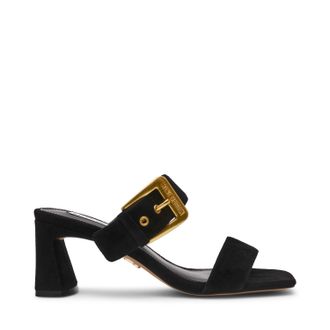 Steve Madden Toriann Sandal BLACK SUEDE