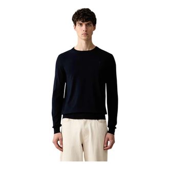 Trussardi Truien & Vesten, Heren, Blauw, S, Nylon, Trui met ronde hals