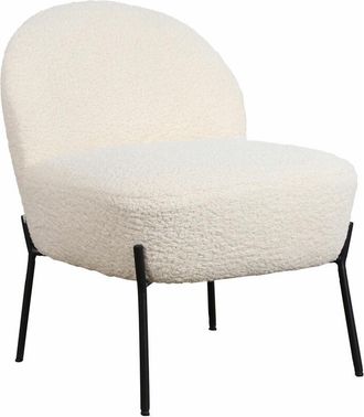 Happy Garden Poltrona in tessuto bouclette beige HELMI