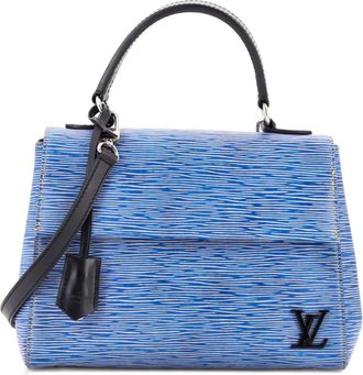 Louis Vuitton Cluny Top Handle Bag Epi Leather BB satchel - Blauw