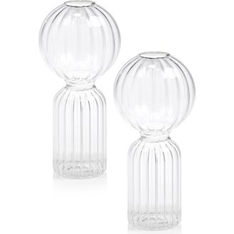 Zodax Ritz Set of 2 Vases in Clear at Nordstrom Rack
