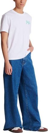 Balmain Printed cotton T-shirt in White at Nordstrom, Size Xxx-Large