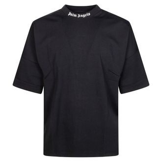 Palm Angels T-Shirts, male, Black, Size: XS Classic Logo Over Tee