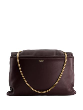 Giambattista Valli maxi Airbag chain shoulder bag - women - Lambskin - One Size - Brown