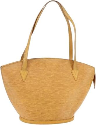 Louis Vuitton Pre-owned Vintage Schoudertas - Dames - Vintage Schoudertas - Geel - ONE Size - Leer - Vintage