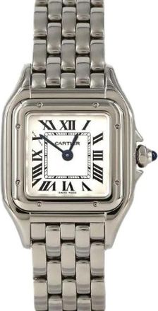 Cartier Pre-owned Panthere Roestvrij staal Dameshorloge - Dames - Vintage Horloges - Grijs - ONE Size - Vintage