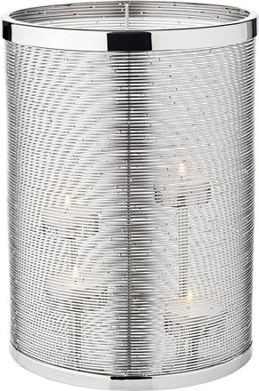 Edzard Grosses Windlicht Hera aus Edelstahl ø 26 / Höhe 36.5 cm