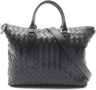 Bottega Veneta Portadocumenti Intrecciato in pelle 2021 - Nero