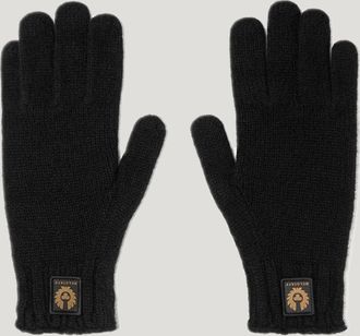 Belstaff Watch Gloves Unisexs Wool Cashmere Blend Black Size One Size